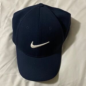 Nike Men's Dark Blue Hat with White Logo